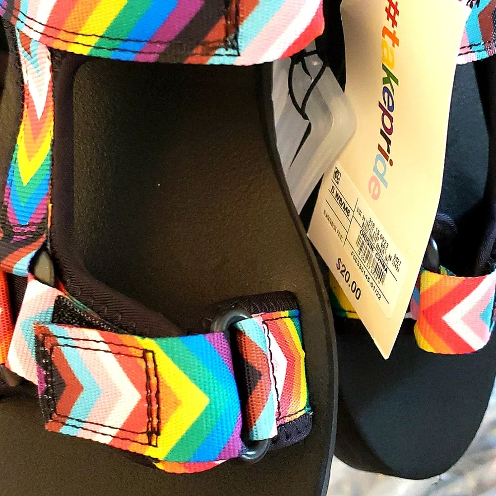 GLSEN Pride Black Adult Adventure Size 8 Women's or Men's 6 - Picture 6 of 7